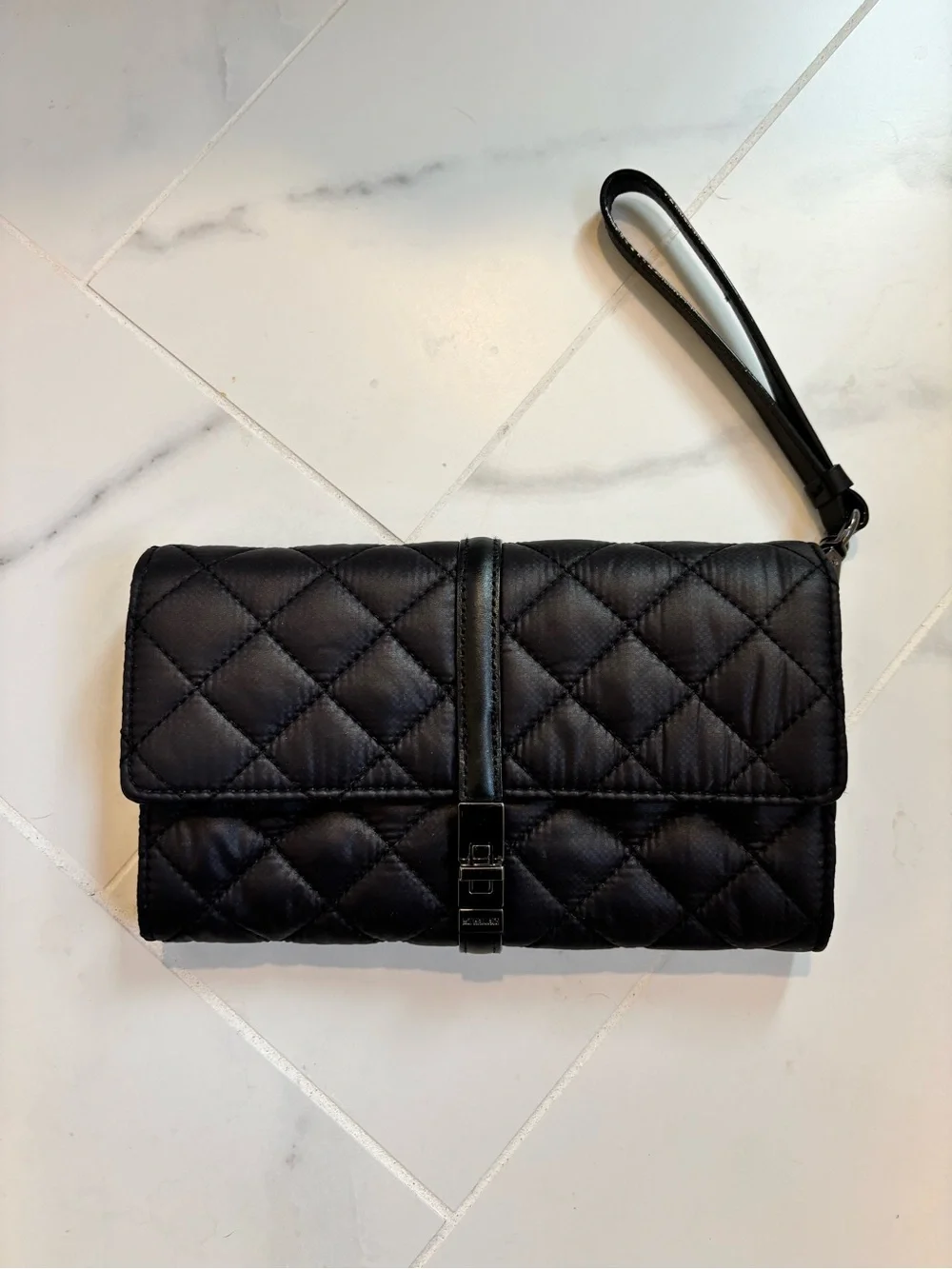 MZ Wallace Black Astor convertible crossbody/clutch